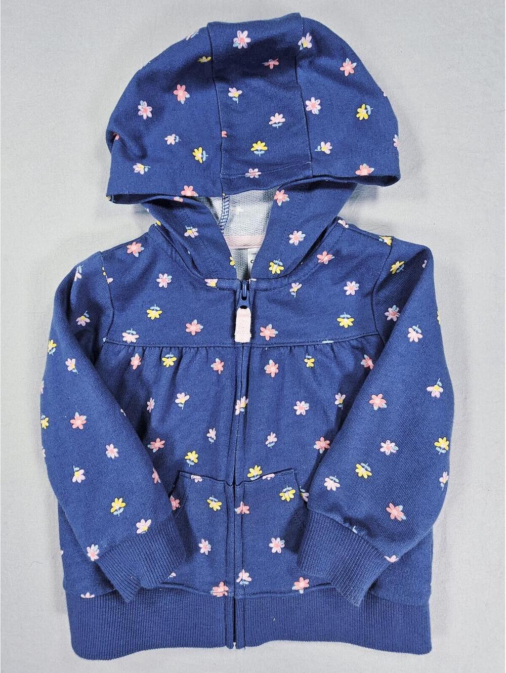 Carter's Baby Floral Hoodie - 9 Months